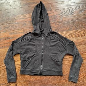 Lululemon Cropped Hoodie Zip Up Sweatshirt